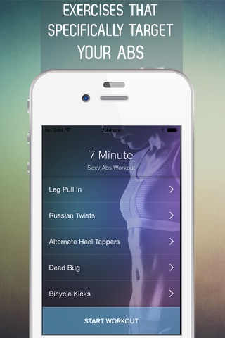 7 Minute Sexy Abs Workout for Fab Abs in 30 Days screenshot 2