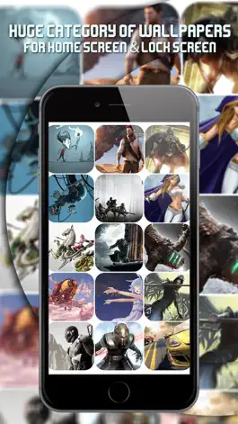 Game screenshot Game Wallpapers & Backgrounds  – Top Video Games images with Photo Editor, Puzzle Game in HD quality apk