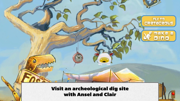 Ansel and Clair: Cretaceous Dinosaurs - A Fingerprint Network App