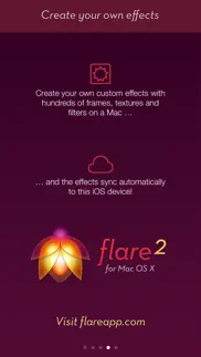 flare effects iPhone Captures Décran 4