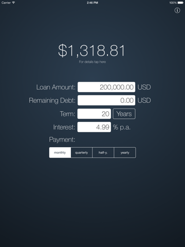 Screenshot #4 pour LoanRate (Free Version)