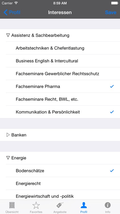 Seminarfinder screenshot-4