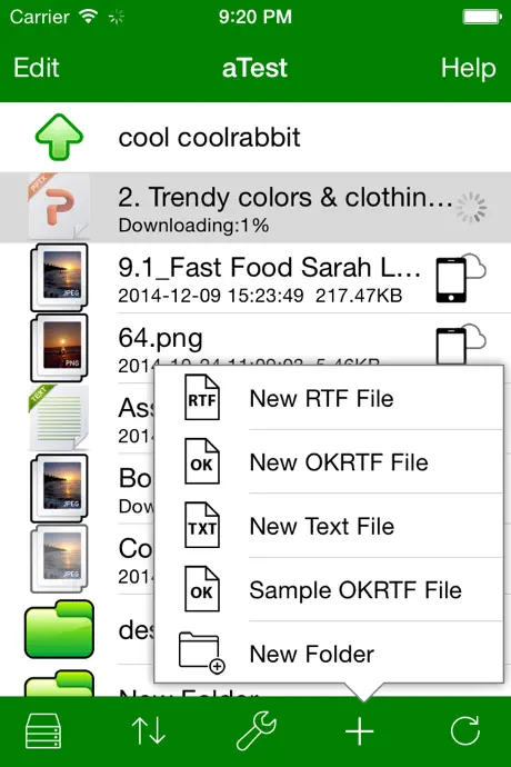 Rich Text & File Manager