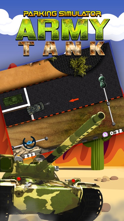 Parking Simulator: Army Tank Edition