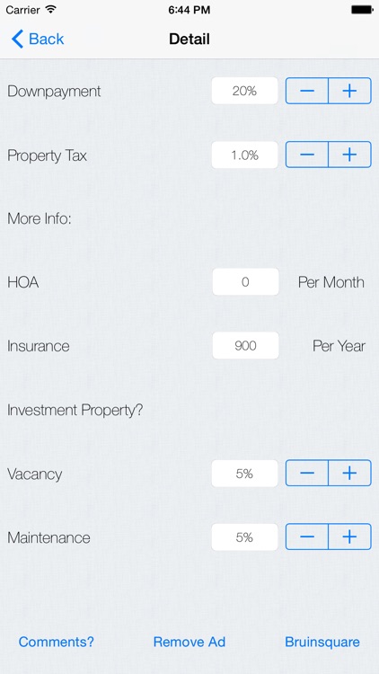 Real Estate Calculator