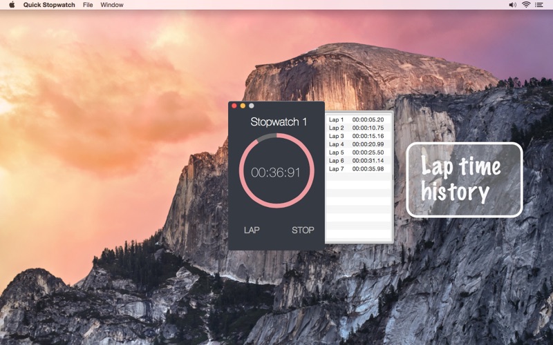 Screenshot #2 pour Quick Stopwatch