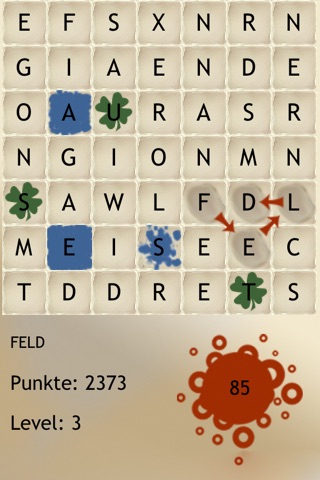 Words German - The rotating letter word search puzzle board game screenshot 4