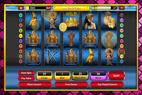 A Cleopatras Temple Slot Machines - Pharaohs Gold Vegas Casino Free Slots screenshot 4