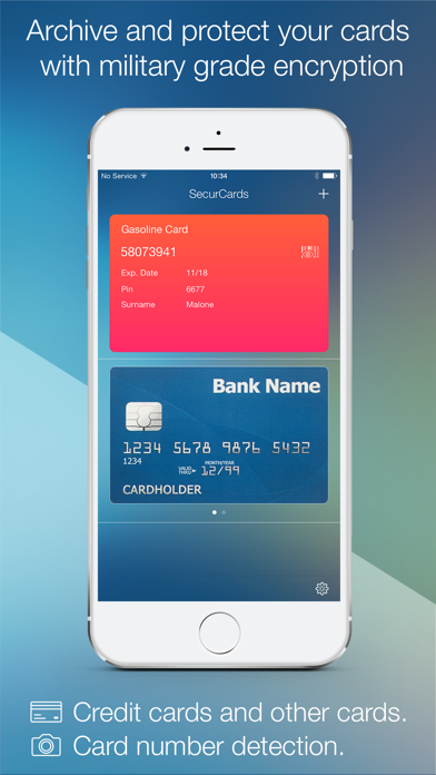 SecurCards: archive and encrypt credit cards and any other cardのおすすめ画像1