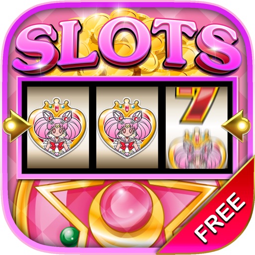 Slot Machine Manga and Anime Poker Mega Casino “ Sailor Moon  Slots Edition ” Free icon