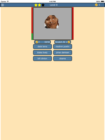 Screenshot #4 pour Scratch That Celebrity Quiz