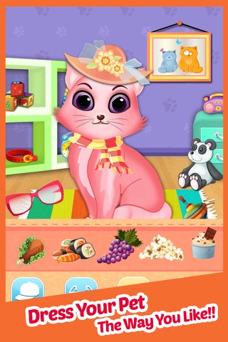 Kitty & Puppy Care - Cat Spa & Dog Dress up Fun in Real Pet Vet Doctor Game screenshot 2