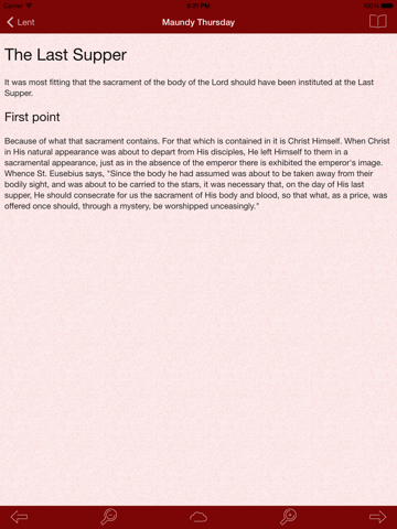 Screenshot #4 for Lent Lite: Catholic Meditations for Lent by St. Thomas Aquinas