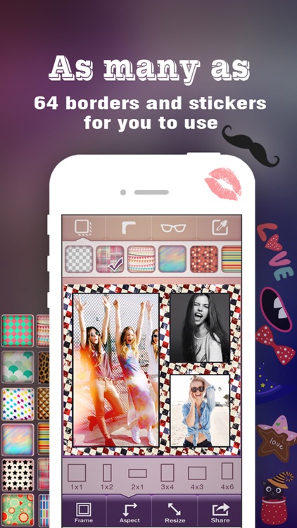 Pic Frame Magic Pro - Photo Collage Maker & Grid Creator, add Stamps and Filter Effects