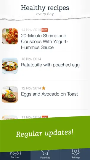Скриншот Healthy Recipes - Quick And Easy Meals For A Well-balanced Diet на iPhone 5