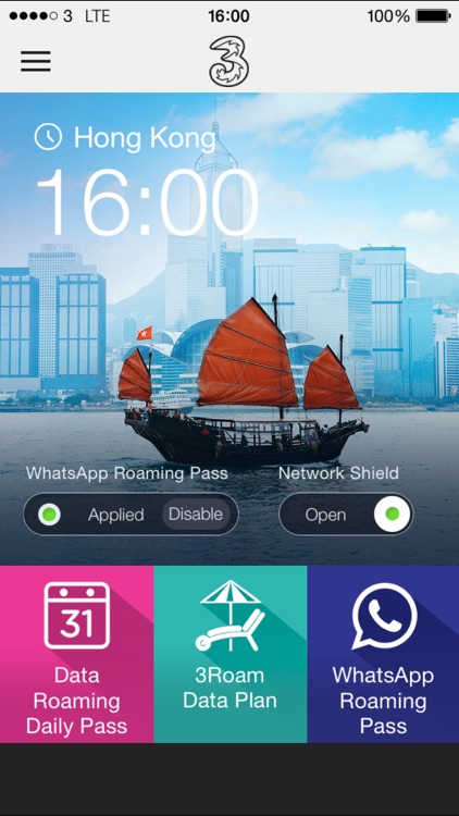 3HK Data Roaming App