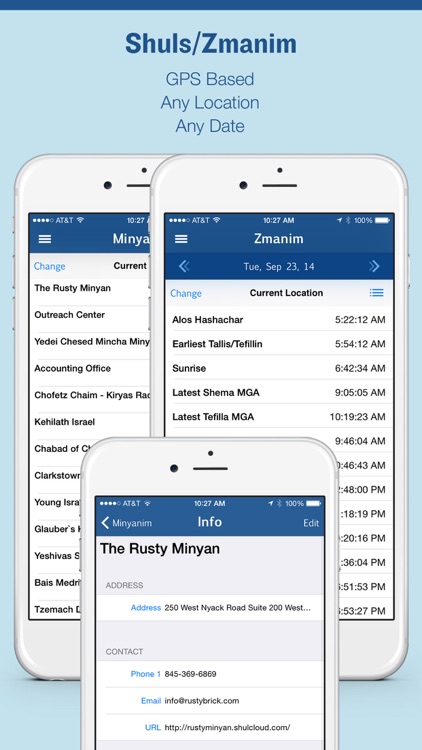 Siddur Zmanim Luach Minyanim