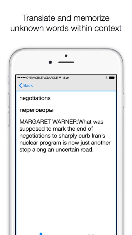 TransPod - podcast player with transcript and translator for learning English as a Second Language screenshot-4