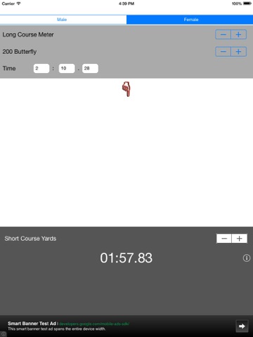 Screenshot #5 pour Swim Lap Time Converter