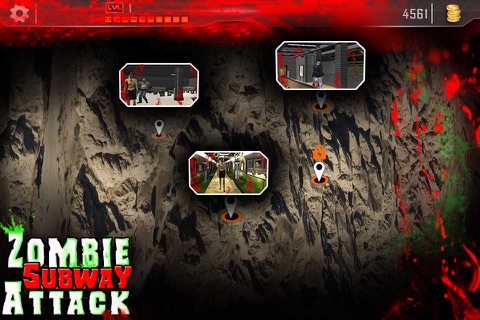 Angry Zombie Subway Attack - Christmas Santa Spoiler screenshot 3