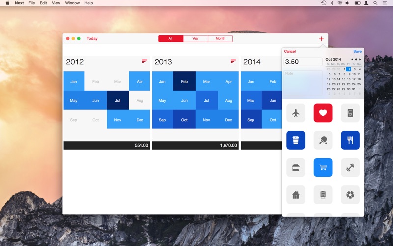 Screenshot #1 pour Next - contrôler vos dépenses