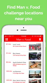 locator for man vs food iphone screenshot 1