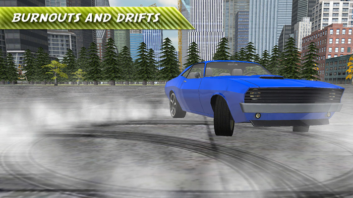 Vintage Fast Speed Car Need for Asphalt Driving Simulator