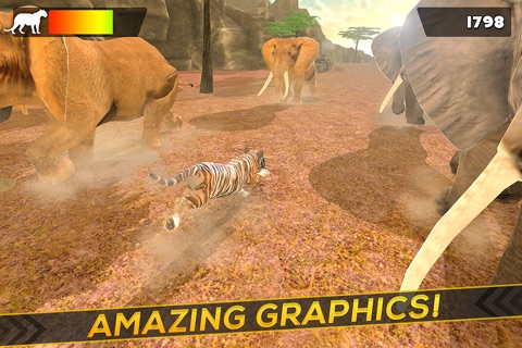 Tiger World | Free Tigers Simulator Racing Game For Kids screenshot 3