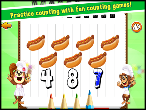 Preschool Educational Zoo Kitchen Games for Toddler | play children mini shape & alphabet learning puzzles for kids iPad screenshot