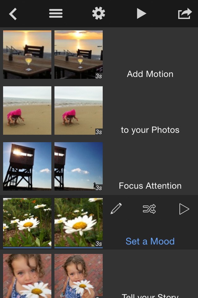 PhotoMotion screenshot 2