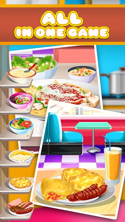 Kitchen Food Maker Salon - Fun School Lunch & Dessert Cooking Kids Games for Girls & Boys! screenshot-4