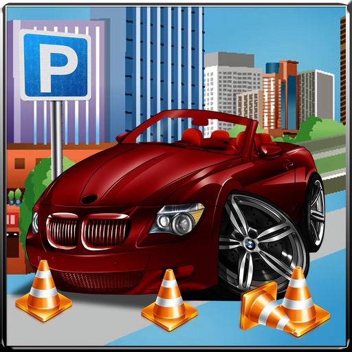 Cartoon cars Parking Game 3D Icon