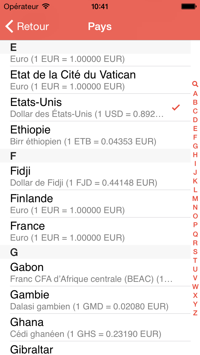 Screenshot #2 pour Convertisseur de devises avec calculateur de frais