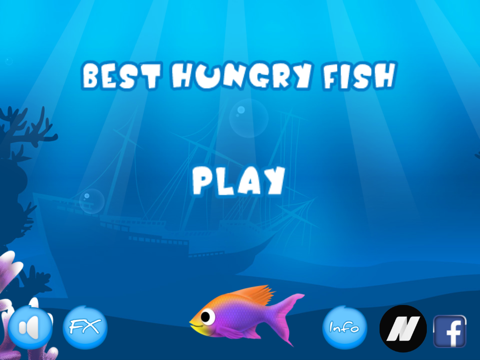 Best Hungry Fish iPad screenshot