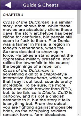 Game Guide for Cross of the Dutchman version screenshot 2