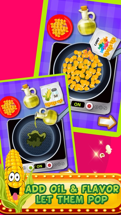Popcorn Maker-Kids Girls free cooking fun game