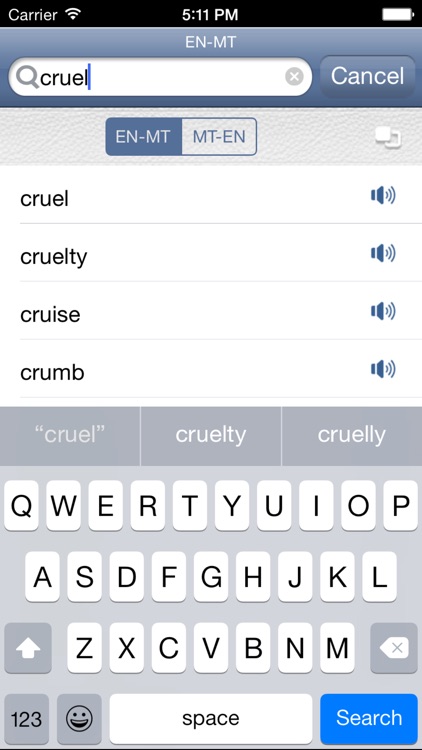 Maltese<>English Dictionary