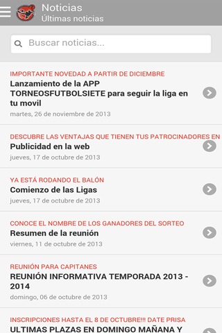 Torneos Fútbol Siete screenshot 2