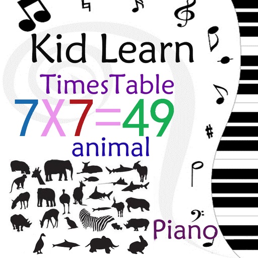 Kid Learn - (Times Table,Piano,Animal) icon