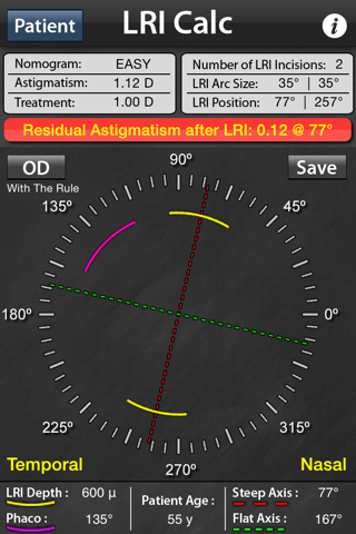 LRI Calc screenshot 2