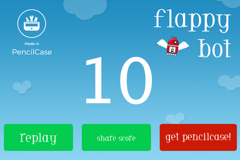Flappy Bot: Made in PencilCase screenshot 3