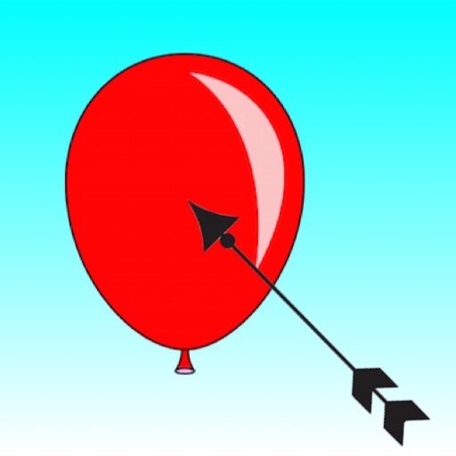 Aim And Shoot Balloon With Bow - No Bubble In The Sky Free icon