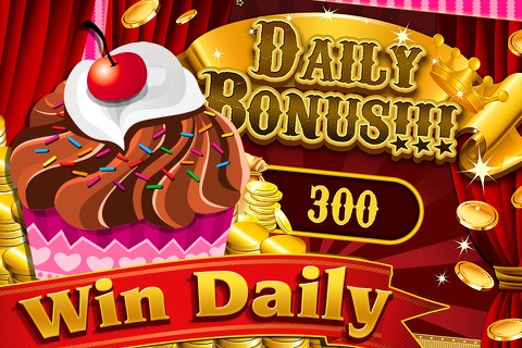 Slots Fancy Sweet Cupcake - Lucky Games to Free Jackpot Casino Vegas screenshot 3