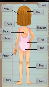 My Body english spanish hebrew screenshot #4 for iPhone