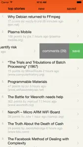 Y Hourly - a free Hacker News app for news.ycombinator.com screenshot #3 for iPhone