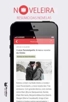 Game screenshot Noveleira - Resumo das Novelas da TV hack