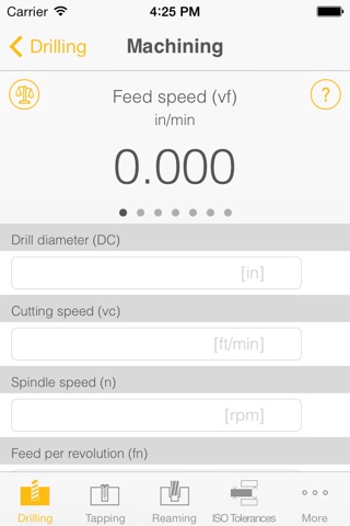 Drilling & Tapping Calculator screenshot 2