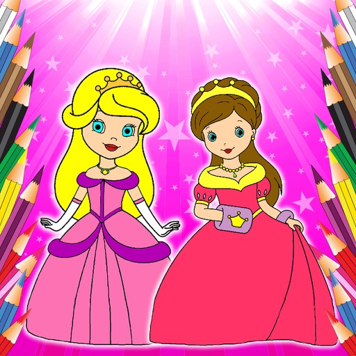 Princesses To Paint iOS App