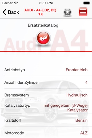 AutoParts  Audi A4 screenshot 4