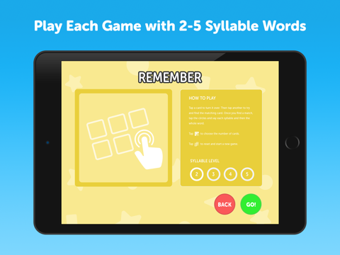 Screenshot #5 pour Multi-Syllabic Word Party